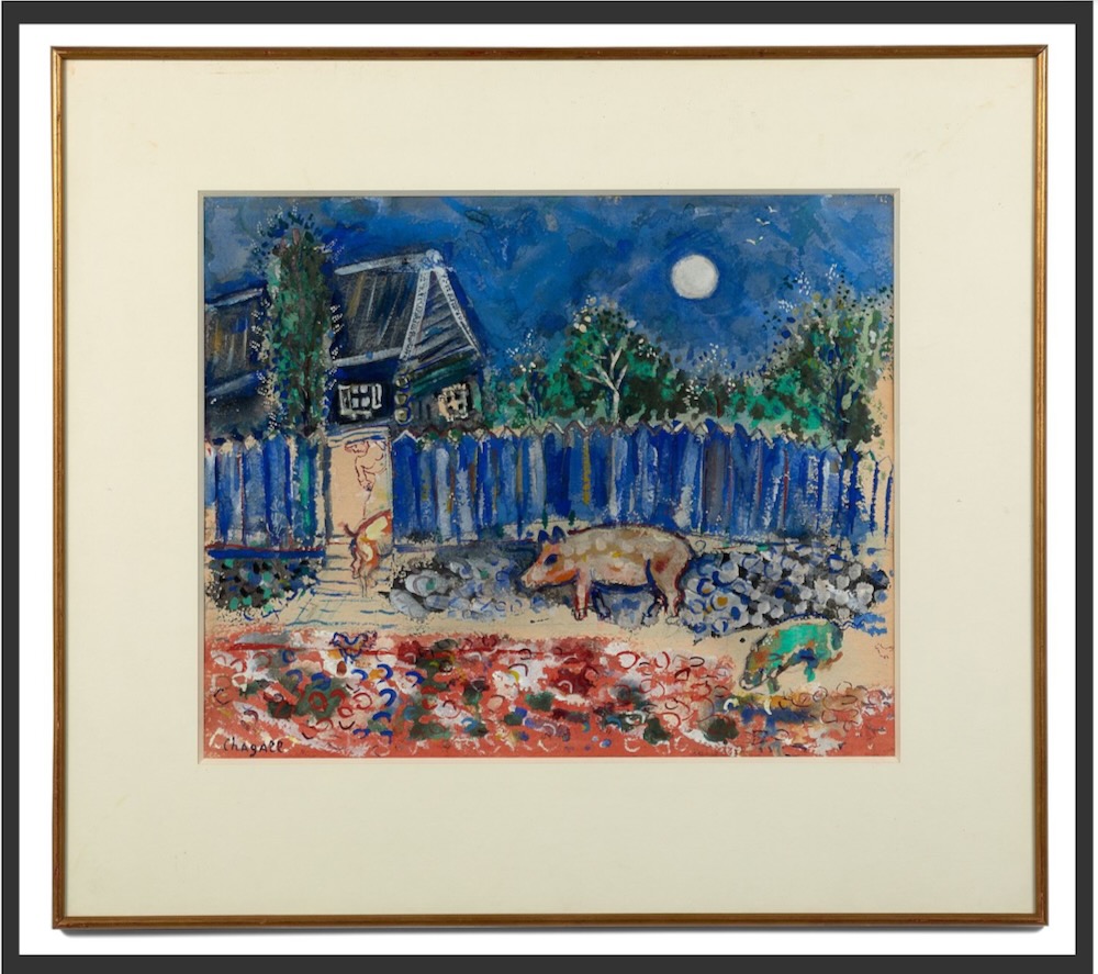 Marc Chagall, Coin de ferme